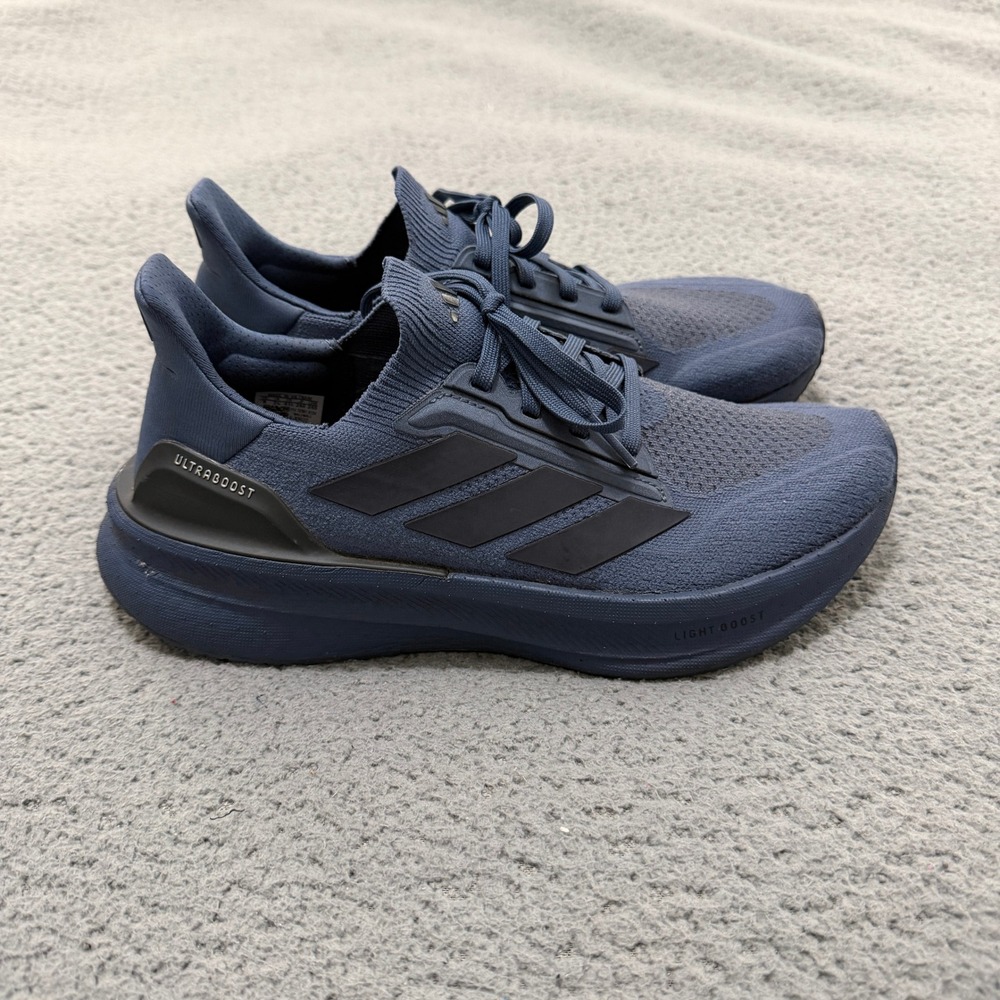 Adidas Ultraboost 5X Running Shoes Mens 8 Navy Blue Lace Up Sneaker